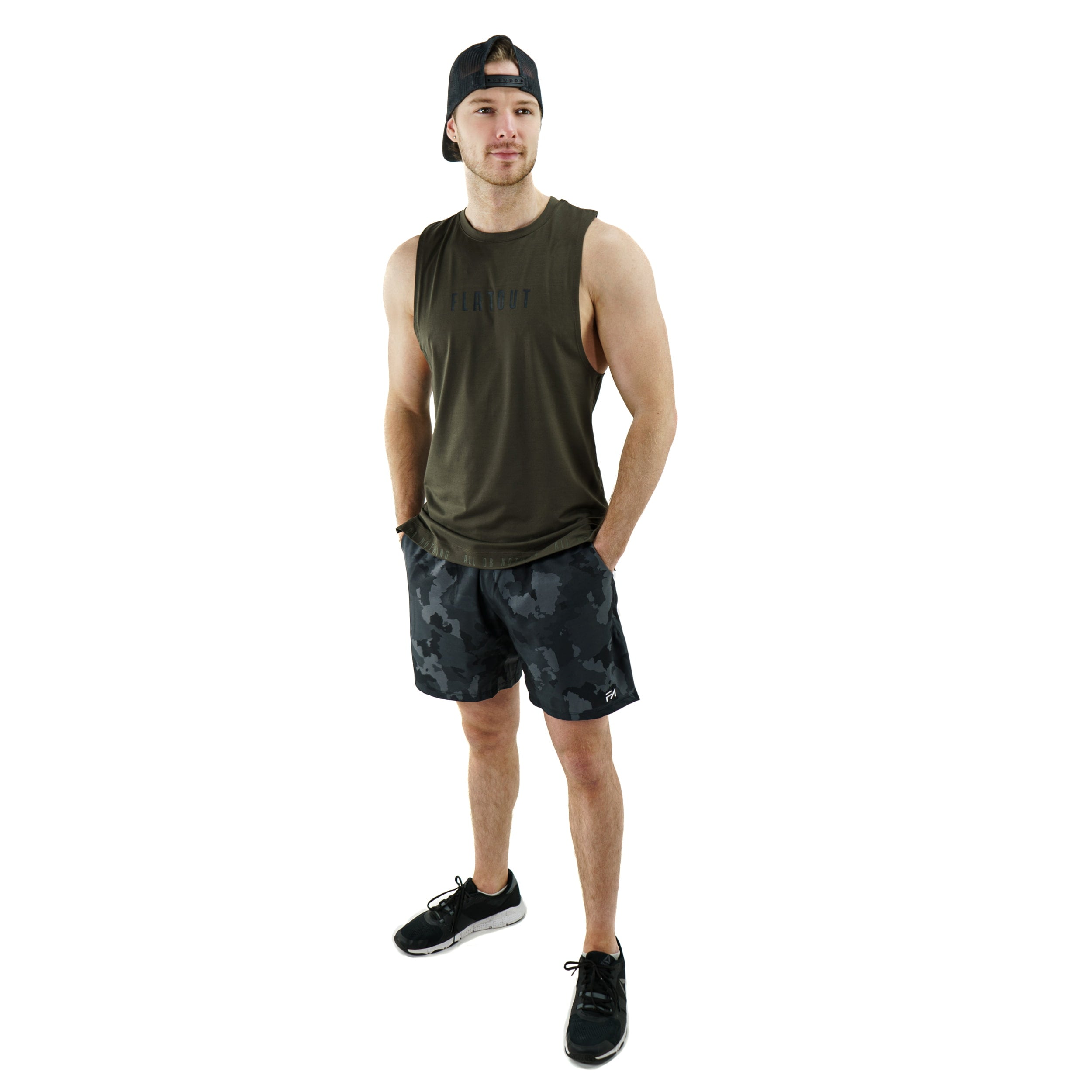 Unlimited Shorts Grey Camo (7.5