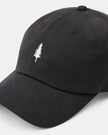 Tree Embroidery Tencel Peak Hat