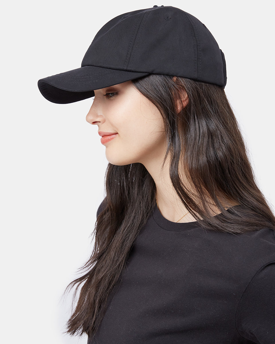 Tree Embroidery Tencel Peak Hat