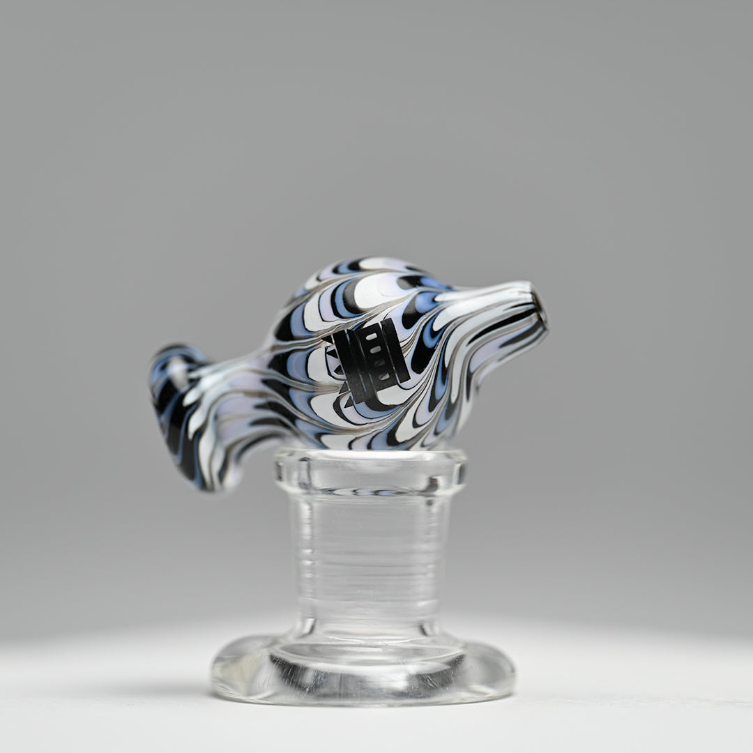 Directional Bubble Carb Cap - Color Swirl