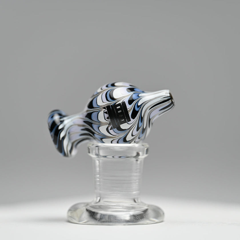 Directional Bubble Carb Cap - Color Swirl