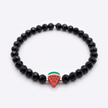 Watermelon Charm Beaded Bracelet
