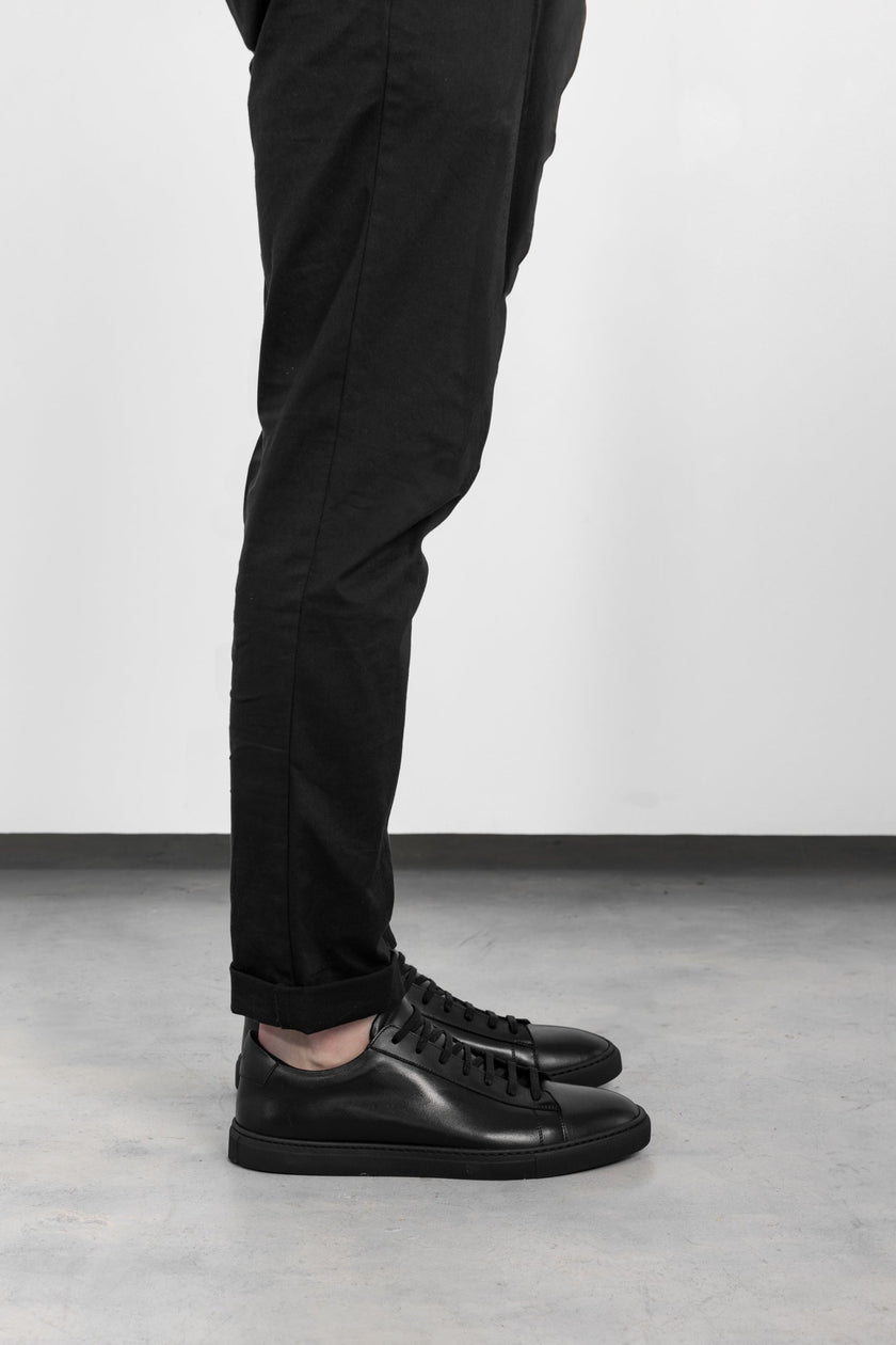 Black Calfskin Città Sneaker