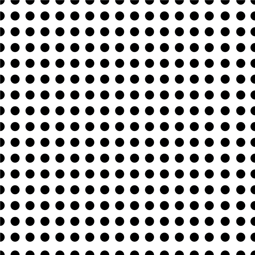 Craft HTV Black and White Polka Dot Pattern
