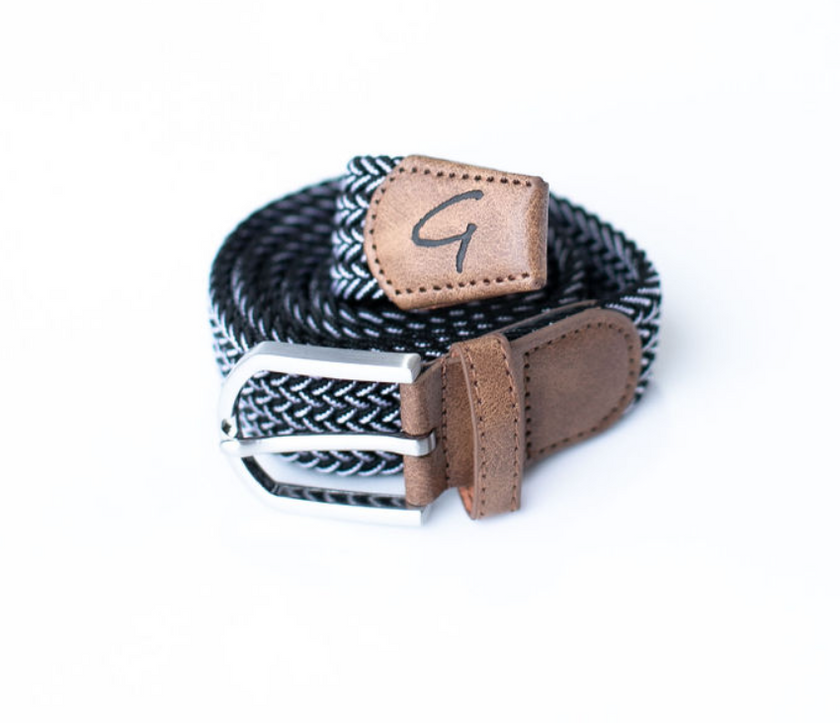 Braided Belt - Black/Brown