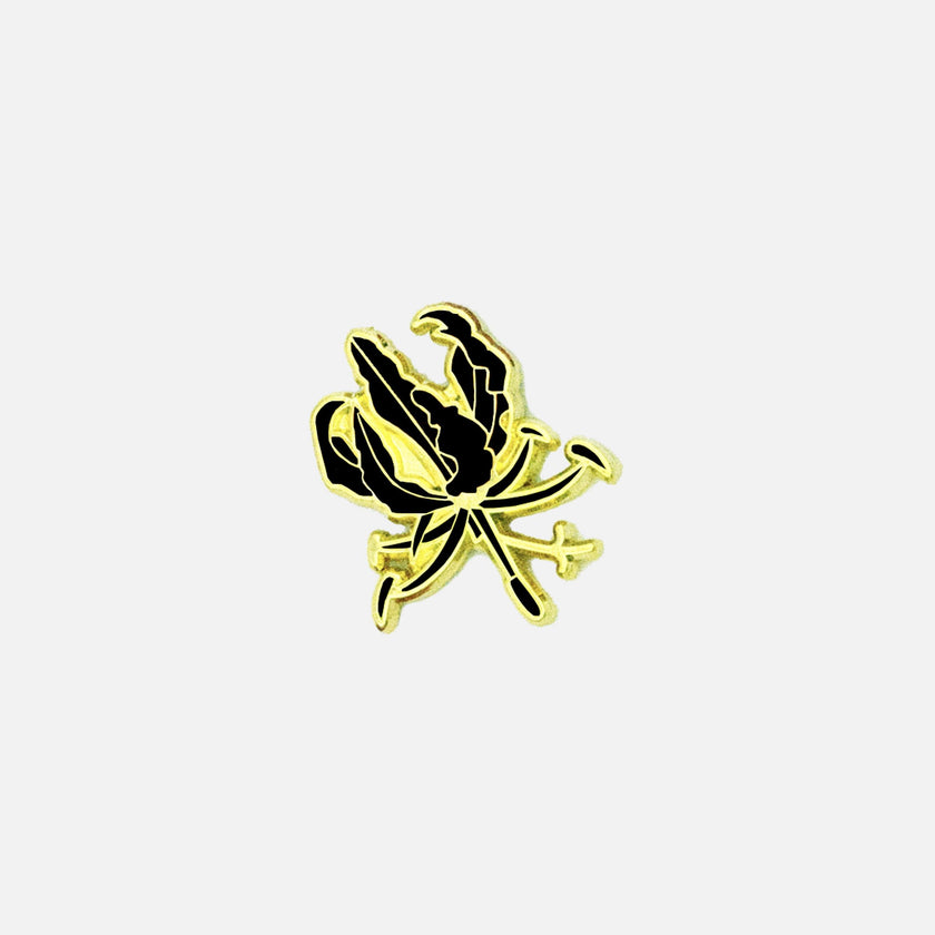 GLORIOSA LILY LAPEL PIN [BLACK JULY EDITION]