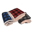 Deluxe Sherpa Throw Blanket- Buffalo Check - B5685