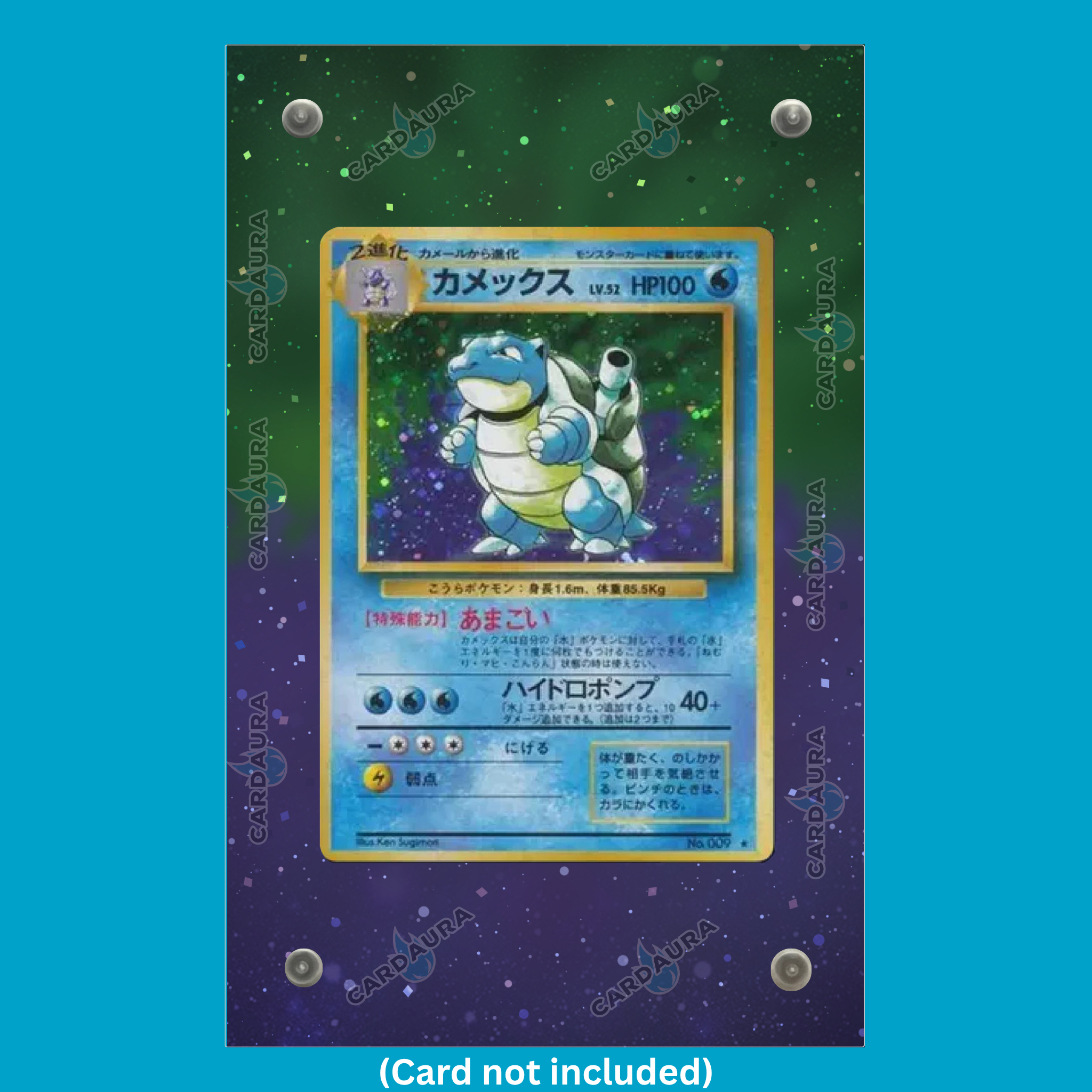 Blastoise 2/102 Base Set (Ungraded) Display Case