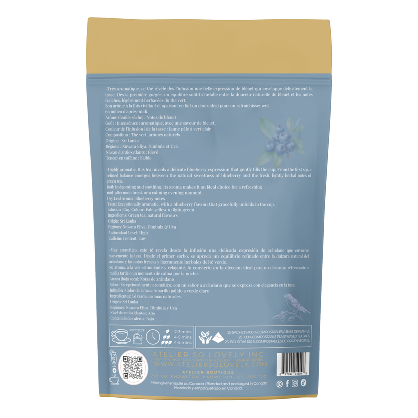 Blueberry Green Tea