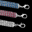 Bling Rhinestone Dog Collar – Crystal Pet Collar for Small Dogs & Cats (Blue, Pink, White | S/M/L)