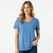 Blouse col V