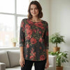 Blouse fleurie femme