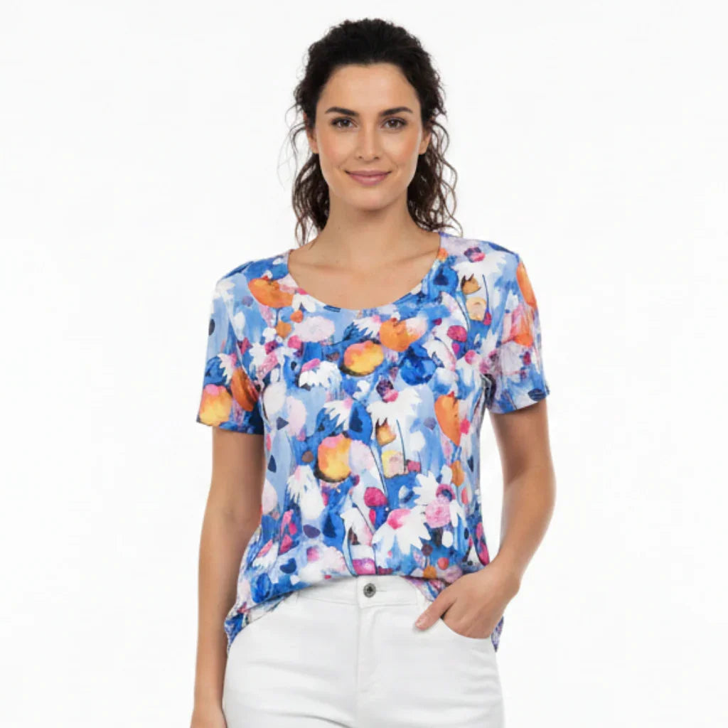 Blouse floral femme
