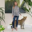 Blouse imprimé léopard