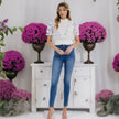 Blouse à manches bouffantes