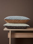 Cushion Aya Quilted - Caramel / Blue