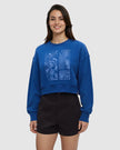 Framed Haitian Blooms Oversized Crop Crew