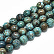 Blue Wave Jasper Gemstone Bead (Dyed)
