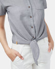 Isa Tie Front Shirt
