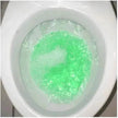 Blue bubble liquid toilet cleaning detergent treasure