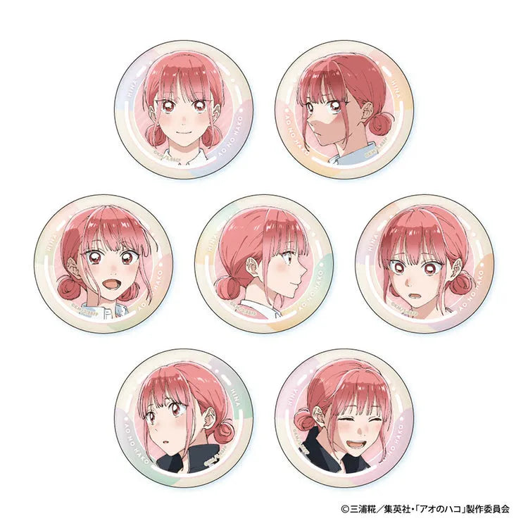 Blue Box Anime Merch - Hina Face Collection Can Badge