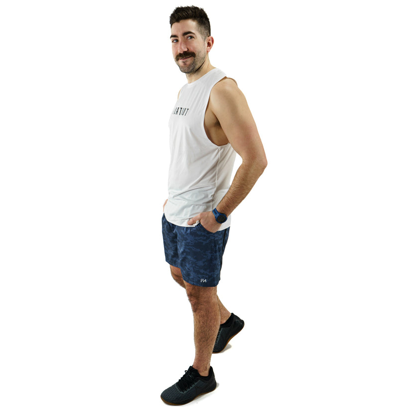Unlimited Shorts Blue Camo (7.5