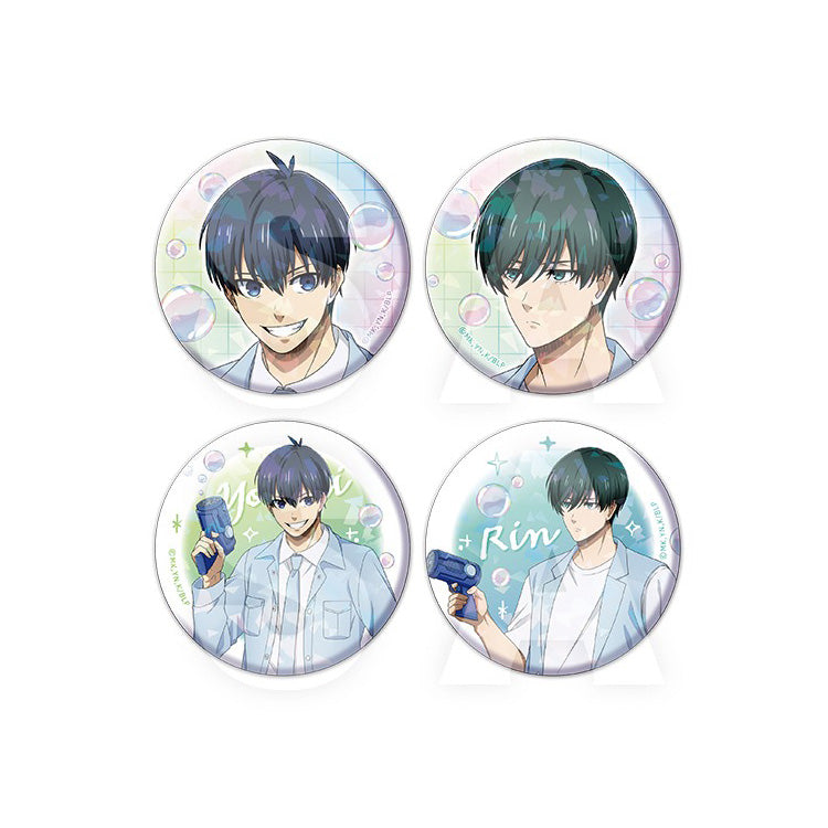 Blue Lock Anime Merch - Soap Bubbles  Ver. Trading Hologram Tin Badge