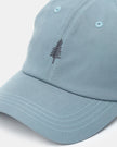 Tree Embroidery Tencel Peak Hat