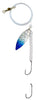 Double Hook Willow Leaf Spinner – Blue Scale Blade Lure