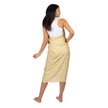 Geometric Print Sarong - Yellow