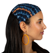 Tie Dye Bandana - Blue & Gold