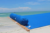 Olefin Double Quilted Hammock with Matching Pillow