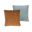 Cushion Aya Quilted - Caramel / Blue