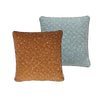 Cushion Aya Quilted - Caramel / Blue