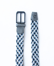 Braided Belt - Blue/White