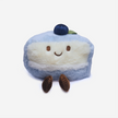 Blueberry Cake Slice Plush - 6 Inch