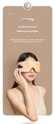 Bluetooth Eye Massager – Heated Compression Smart Design for Eye Fatigue Relief & Better Sleep