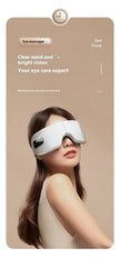 Bluetooth Eye Massager – Heated Compression Smart Design for Eye Fatigue Relief & Better Sleep