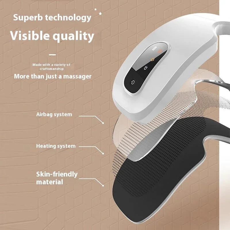 Bluetooth Eye Massager – Heated Compression Smart Design for Eye Fatigue Relief & Better Sleep