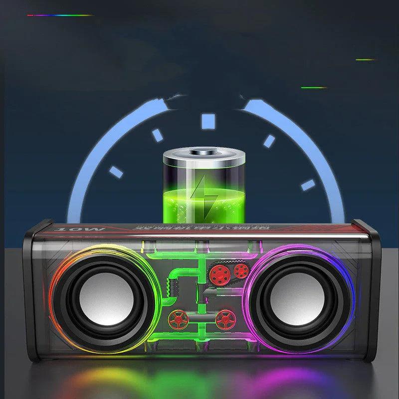 Bluetooth Speaker Transparent Mecha High Power