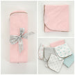 Organic Cotton Swaddler Blanket (Blush dot print)