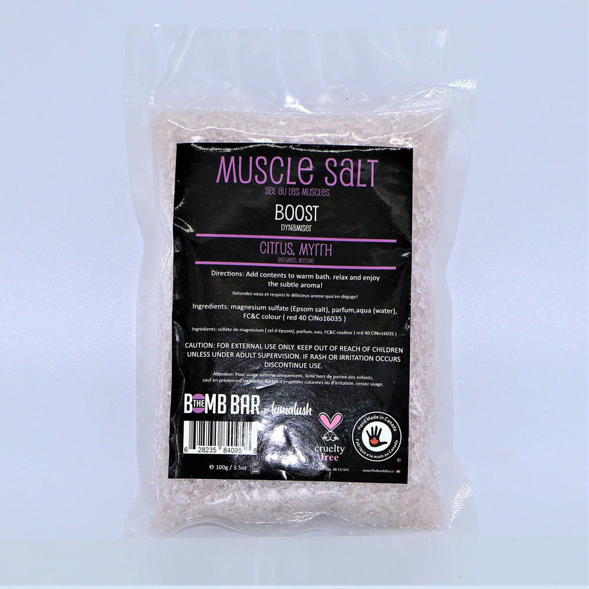 Muscle Salt Soak with Epsom Salt