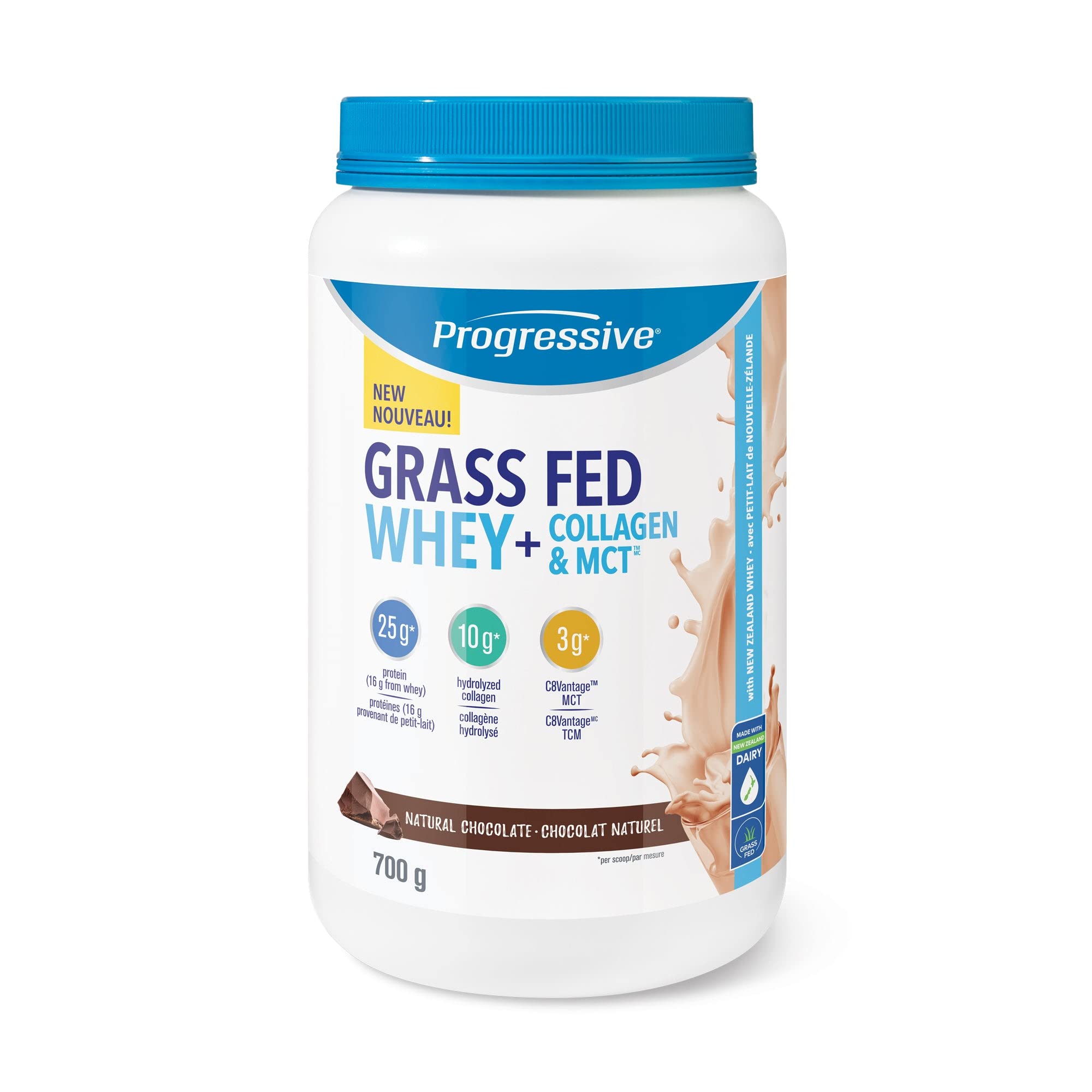 Body Plus - Whey + Collagen & MCT,700g Chocolate