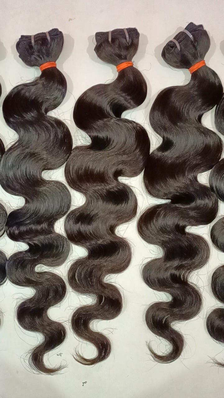 Indian Virgin Body Wave Human Hair Bundles   
