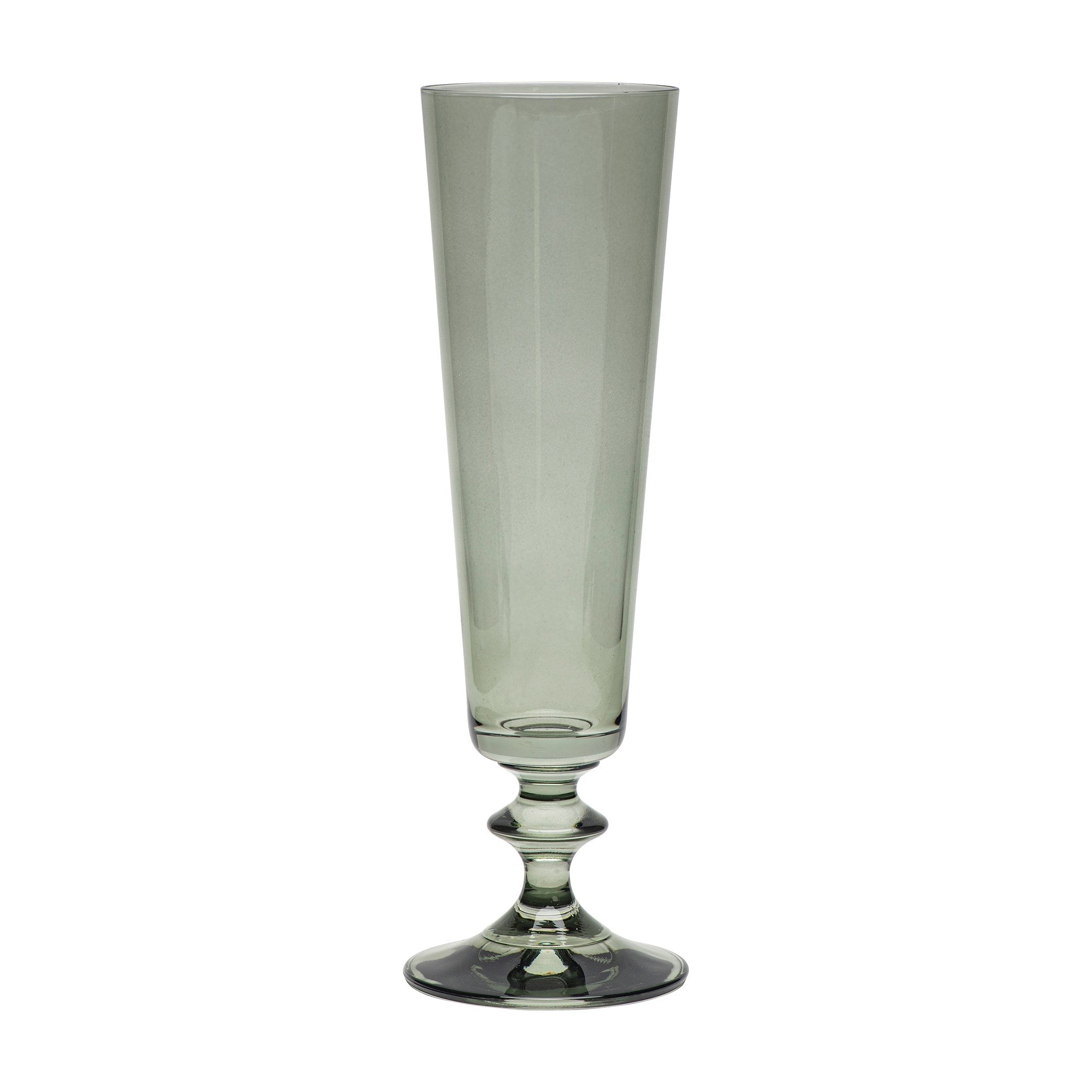 Bohemia Crystal - Bella Champagne flute Laurel Mist