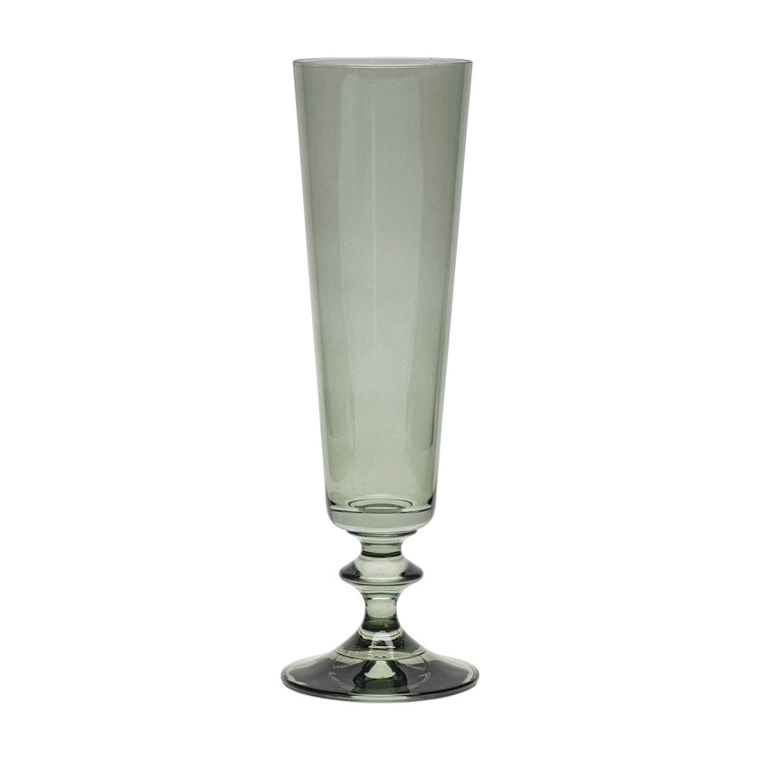 Bohemia Crystal - Bella Champagne flute Laurel Mist
