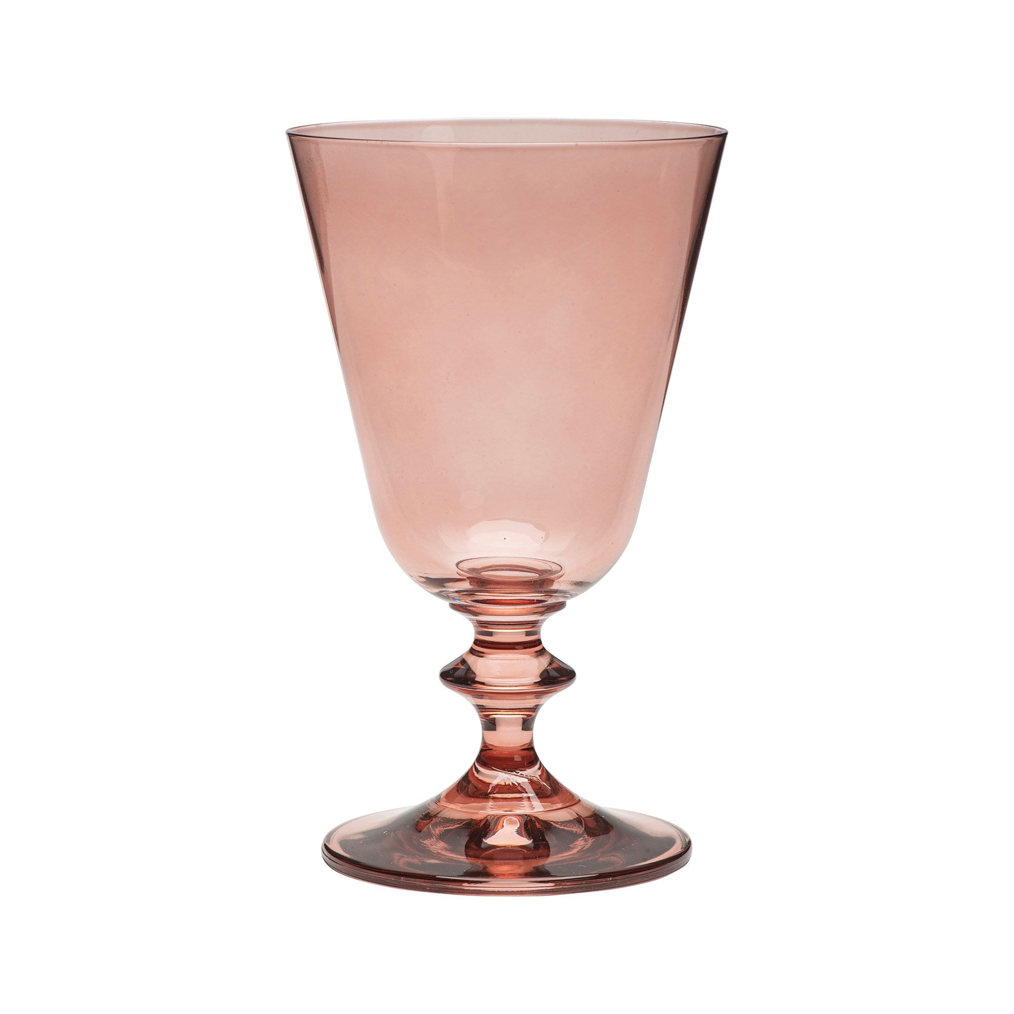 Bohemia Crystal - Bella Red Wine glass Sunset Rose