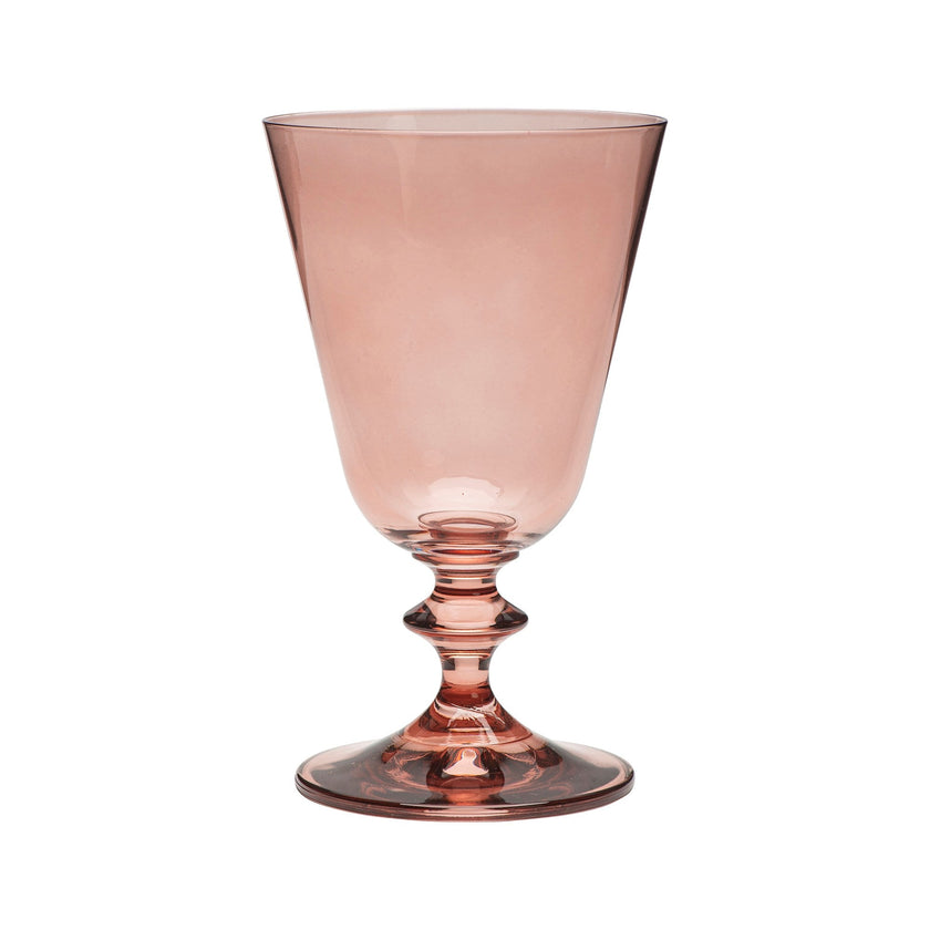 Bohemia Crystal - Bella Red Wine glass Sunset Rose