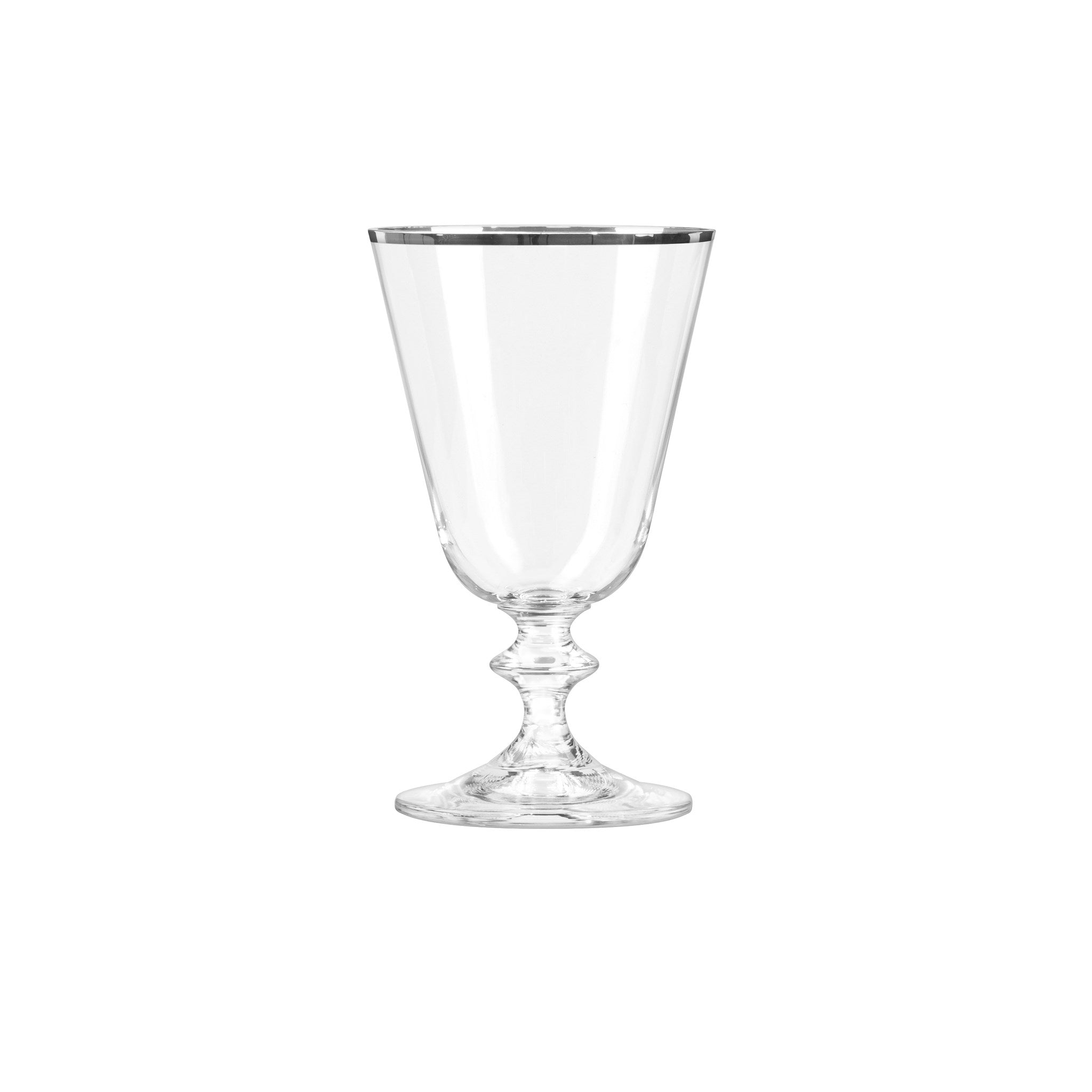 Bohemia Crystal - Verre à vin blanc Bella avec bord plat