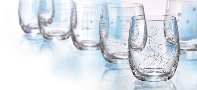 Bohemia Crystal - Elements OF/stemless 6 asst